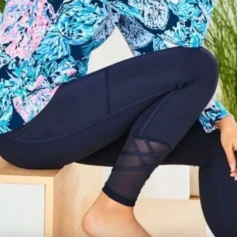 Lilly Pulitzer 26" High Rise True Navy Leggings